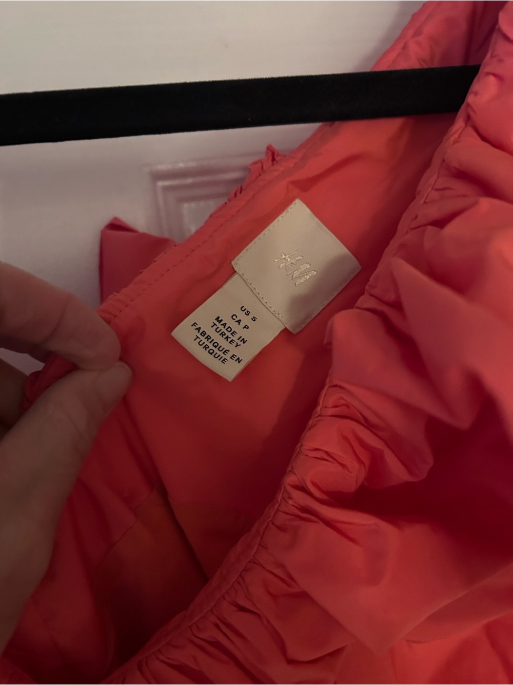 H&M Ruffled Off-Shoulder Coral Maxi Dress - Picture 3 of 4